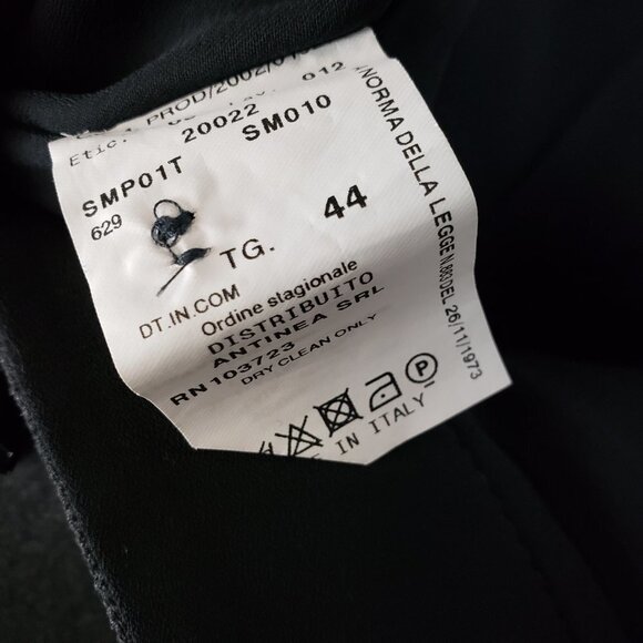 Armani Collezioni Straight Leg Dress Pants Gray Wool Blend Career Womens Size 8 - Picture 8 of 9